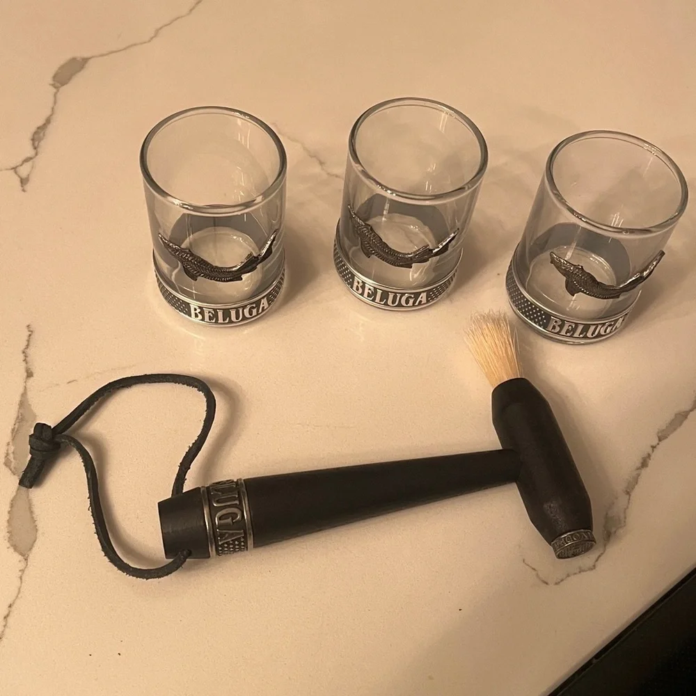 Beluga Gold Line Vodka Gift Set Vodka not Included